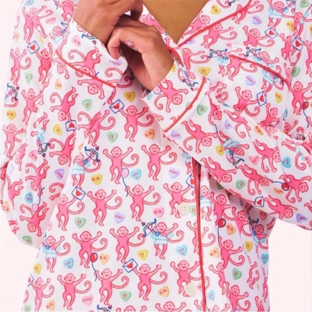 Be My Monkey Roller Rabbit Pajama Set - Picture 3 of 4